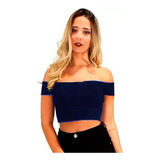  Cropped Manga Curta Ombro A Ombro Promoção