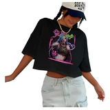 Cropped Oversized Top Post Arcane Jinx League Of Legends