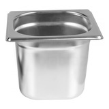 Cuba Gastronomica Gn 1/6x150mm 162x176mm Aço Inox E=0,7mm