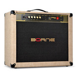 Cubo Amplificador Guitarra Vorax 12100 Borne Cor Palha