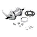 Cubo Contra Pedal Freio De Pe Com Pinhão Torpedo De Encaixe Cor Cromo