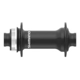 Cubo Frontal Shimano Steps Hb-mt410 De 100 Mm, Cor De Eixo Passante, Preto