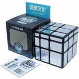 Cubo Mágico Mirror Blocks 3x3x3 Moyu Meilong Cor Da Estrutura Prata E Dourado