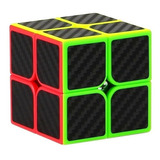 Cubo Magico Profissional 2x2 Carbon Giros Rápidos Cor Da Estrutura Colorido