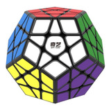 Cubo Mágico Profissional Megaminx Qiyi Stickerless Qiheng S Cor Da Estrutura Preto