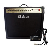 Cubo P/ Guitarra 100 Wrms Sheldon Gt1000rv Guittar Style Cor Preto 110v/220v