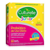 Culturelle Probiótico Junior 30 Sachês 1,2g Cada Sabor Sem Sabor