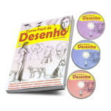Curso Fácil De Desenho - Livro + 3 Dvds - Lacrado