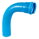 Curva Longa 90º 100mm Azul Defofo 
