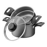 Cuscuzeira Cozi Tramontina Turim 16cm Chumbo 1,8l