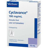 Cyclavance Ciclosporina Solução Oral Para Cães 15ml