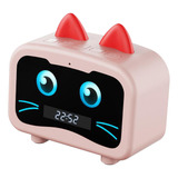D Alto-falante Sem Fio Bluetooth Despertador Digital Rádio