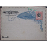 D2216 - Brasil Carta Bilhete Com Variedade Rhm Nº 53e De 189