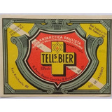 D5742 -rótulo Cerveja Tell's Bier - Cervejaria Antarctica -