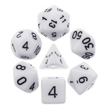 Dados Rpg Conjunto Opacos Com 7 Dados Diversas Cores