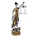 Dama Da Justiça Direito Deusa Têmis Estatua Resina