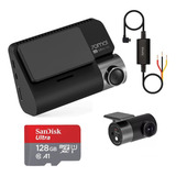 Dash Cam Xiaomi 70mai A800s + Cabo + Câmera Traseira + 128gb