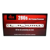Dbx 286s Mic Preamp Compressor De-esser Expander Gate 110v