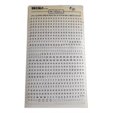 Decadry Decalc 3,2 Mm Alfabeto Mod 79 