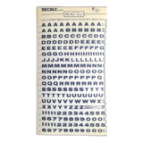 Decadry Decalc 5 Mm Alfabeto E Números Mod 16
