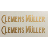 Decal Clemenz Muller Para Restauração De Máquina De Costura