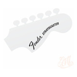 Decal Guitar Fender Stratocaster 10cm Preto Vinil Importado