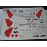 Decalque Avião Jal Airlines Ja8984 Ja8088 - Escala 1/144