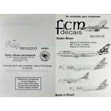 Decalque Fcm 200-06 - 747-400, Md-11, Dc-10 E 737-500 Raro