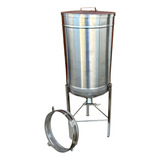 Decantador Mel 200 Kg Inox 304 + Peneira Em Inox
