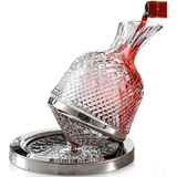 Decanter Aerador Giratório 360 Vinho Vidro Cristal Luxo 1,5l