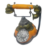 Decoração De Telefone Rotativo À Moda Antiga, Antiga Européi