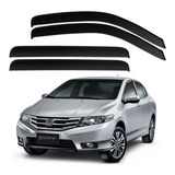 Defletor De Chuva Honda City 2011 2012 Acrílico Fume