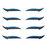 Delineador Adesivo Auto Colante Prático- Preto E Colorido Cor Azul E Preto