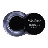 Delineador Em Gel Maquiagem Para Olhos Perfeitos Preto Fosco