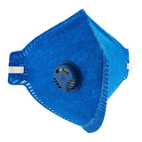 Delta Plus Pff2 Máscara Descartavel Azul Proteção Respiratória Com Válvula