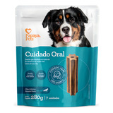 Dental Papaya Pets Cuidado Oral Raças Grandes 280g 7 Un