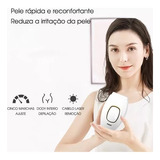 Depilador Definitiva Laser Luz Pulsada Remover Pelos Em Casa Cor Branco