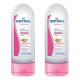Depilatorio Depiroll Loçao Hydrate Cacau 120ml - Kit Com 2un