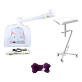 Dermosteam 110v + Mini Probe Led Azul + Carrinho + Brinde