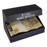 Detector Identificador Uv Teste Notas Cedulas Dinheiro Falso 110v/220v (bivolt)