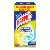Detergente Sanitário Pastilha Adesiva Citrus Harpic 3 Unidades