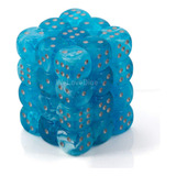 Dice Chessex 27966 Sky Com Prata 12 Mm