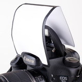 Difusor Flash Pop Up Para Canon Nikon Branco