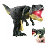 Dinossauro Dino Aperte Gatilho Se Mexe T-rex Som Luz Tik Tok