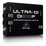 Direct Box Behringer Di600p Para Guitarra E Contrabaixo 