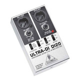 Direct Box Di 20 Ativo 2 Canais Di20 Behringer +nf+garantia - Com Nota Fiscal E Garantia De 2 Anos Proshows!