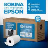 Directpel Bobina Epson Tm-t20x Impressora Nao Fiscal Usb Cor Branco