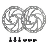 Disco De Freio Rotor Para Bicicletas Freio A Disco Par 160mm Cor Cromado