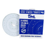 Disco De Tacografo Diario 125x24 (caixa Com 100 Unidades)