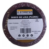 Disco De Velcro 125mmx100m/s Com 10 Peças Starfer